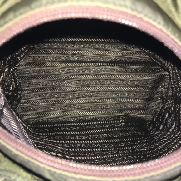 Authentic Prada Green Nylon satchel - small - Picture 7 of 12
